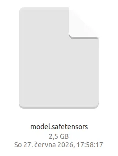 Stažený model Llama-3.2-1B.